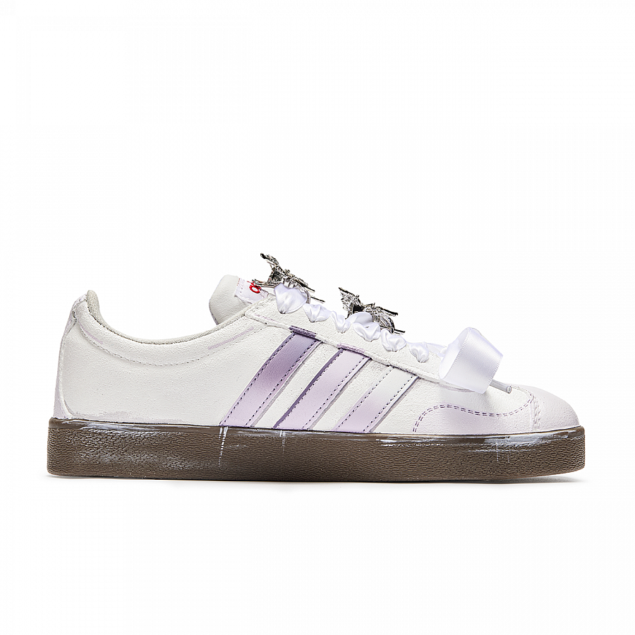 Adidas Neo VL Court 2.0 Lifestyle Iris Anti Slip Wear Resistant Low Top Skateboard Shoes Unisex Purple купить в интернет-магазине Yoocart с быстрой доставкой по России.