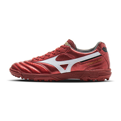 Mizuno Soccer Shoes Men Low Top Red