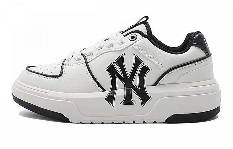 MLB Chunky Liner Impact Resistant Quick Dry Low-Top Skateboard Shoes Unisex Red White Black