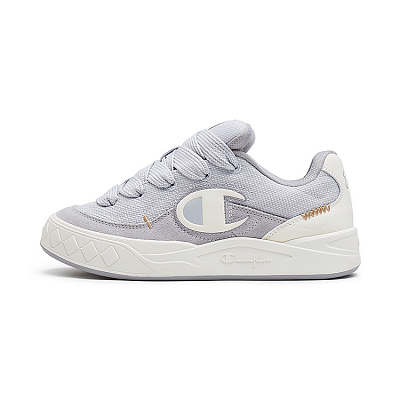 Champion Atomic Shoes Balance Low Top Skateboard Shoes Unisex Textured Gray/Alloy Gray