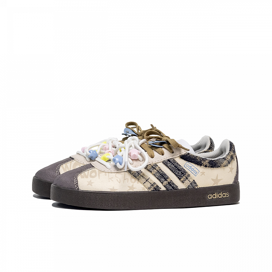 Adidas Neo VL Court 2.0 Anti-Slip Wear-Resistant Low-Top Skateboard Shoes Unisex Brown Yellow купить в интернет-магазине Yoocart с быстрой доставкой по России.