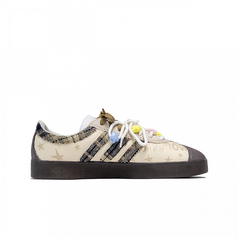 Adidas Neo VL Court 2.0 Anti-Slip Wear-Resistant Low-Top Skateboard Shoes Unisex Brown Yellow купить в интернет-магазине Yoocart с быстрой доставкой по России.