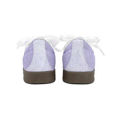 Adidas Neo VL Court Lifestyle Anti-Slip Wear-Resistant Low-Top Skateboard Shoes Unisex White Purple