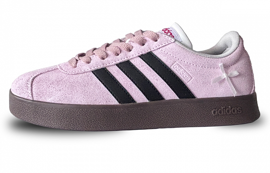 Adidas Neo VL Court Lifestyle Anti-Slip And Wear-Resistant Lightweight Low-Top Skateboard Shoes Unisex Pink Black купить в интернет-магазине Yoocart с быстрой доставкой по России.