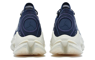LI-NING 1990 Shadow RMX Anti-Slip Wear-Resistant Low-Top Sports Casual Shoes Women's New Iris Blue
