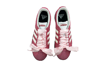 Adidas Neo VL Court 2.0 Abrasion Resistant Low Top Skateboard Shoes Unisex Pink