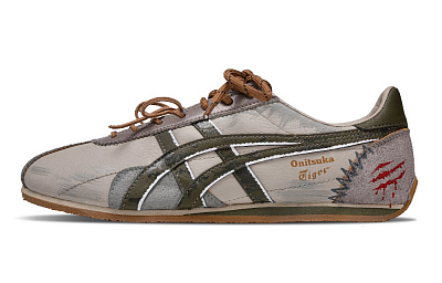 Onitsuka Tiger Runspark Low Top Running Shoes Unisex Beige Yellow