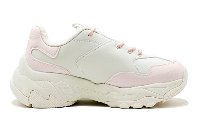 MLB Big Ball Chunky Shock Absorbers Low Top Chunky Sneakers Unisex Pink