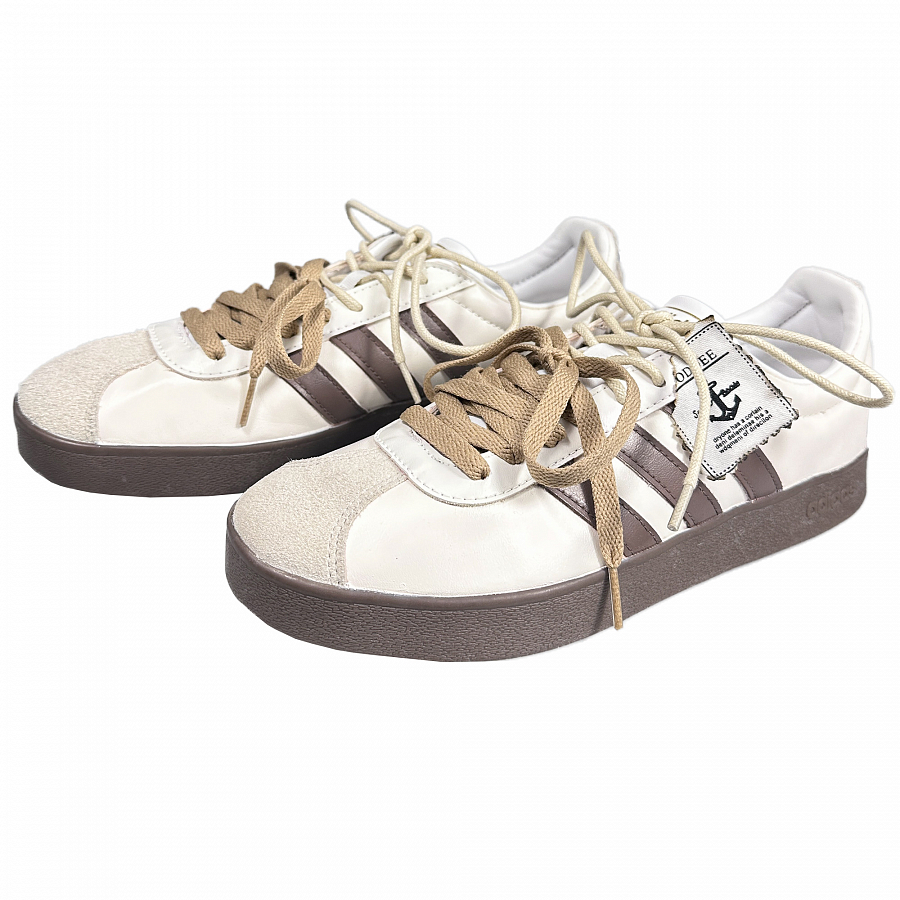 Adidas Neo VL Court 2.0 Slip Resistant Low Top Skateboard Shoes Unisex Beige Brown купить в интернет-магазине Yoocart с быстрой доставкой по России.