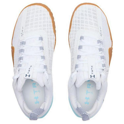 Under Armour Reign 6 Anti-Slip Wear-Resistant Low-Top Training Shoes Women's White