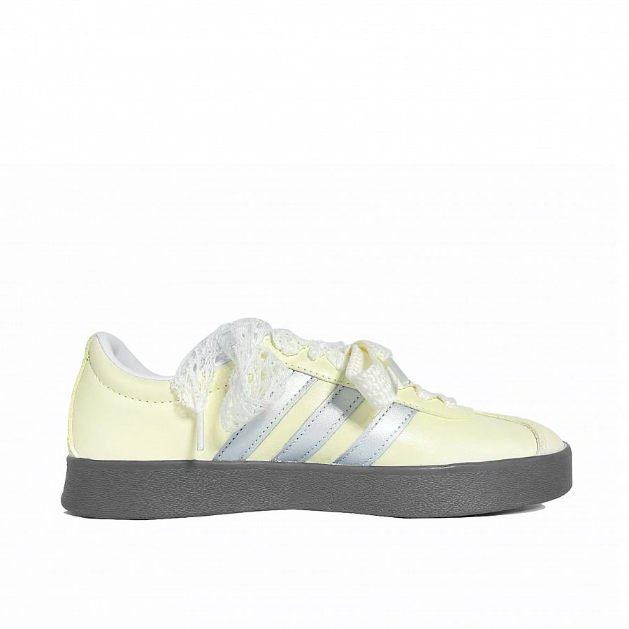 Adidas Neo VL Court 2.0 Custard Bun Coverage Quick Dry Lightweight Low Top Skateboard Shoes Unisex Yellow Silver купить в интернет-магазине Yoocart с быстрой доставкой по России.