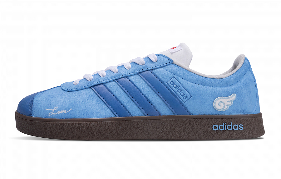 Adidas Neo VL Court Lifestyle Sky Wing Words Anti Slip Wear Resistant Low Top Skateboard Shoes Unisex Blue купить в интернет-магазине Yoocart с быстрой доставкой по России.