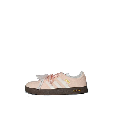 Adidas Neo VL Court 2.0 Slip-Resistant Low-Top Skateboard Shoes Unisex White Orange