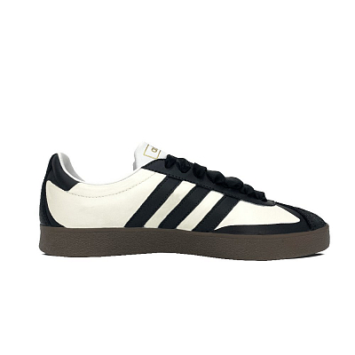 Adidas Neo VL Court 2.0 Coverage Slip Resistant And Abrasion Resistant Low Top Skateboard Shoes Unisex Beige Black