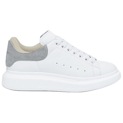 Alexander McQueen Oversized White Grey Suede