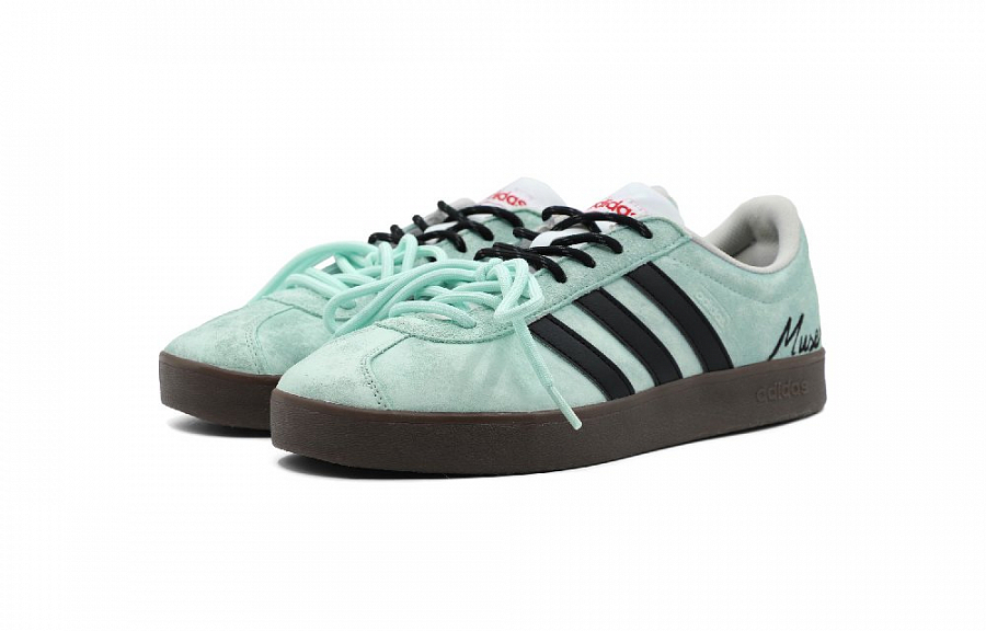 Adidas Neo VL Court Lifestyle Anti Slip Wear Resistant Low Top Skateboard Shoes Unisex Black Green купить в интернет-магазине Yoocart с быстрой доставкой по России.