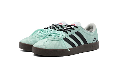 Adidas Neo VL Court Lifestyle Anti Slip Wear Resistant Low Top Skateboard Shoes Unisex Black Green