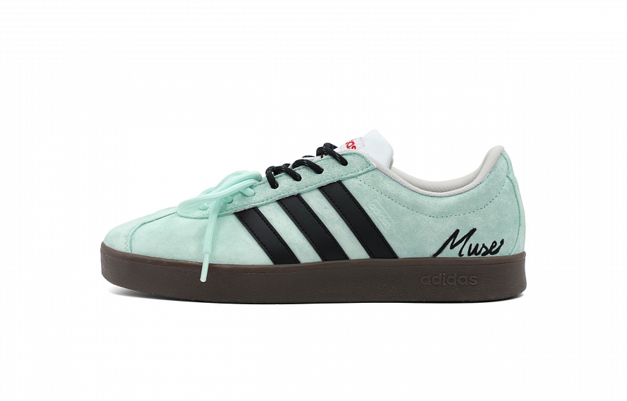 Adidas Neo VL Court Lifestyle Anti Slip Wear Resistant Low Top Skateboard Shoes Unisex Black Green купить в интернет-магазине Yoocart с быстрой доставкой по России.