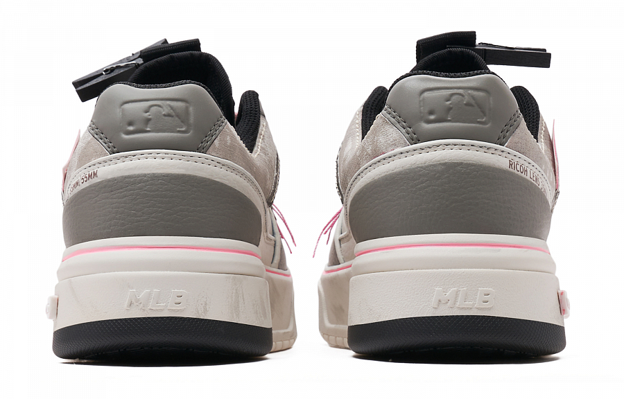 MLB New York Yankees Skateboard Shoes Unisex Low-Top Pink Black