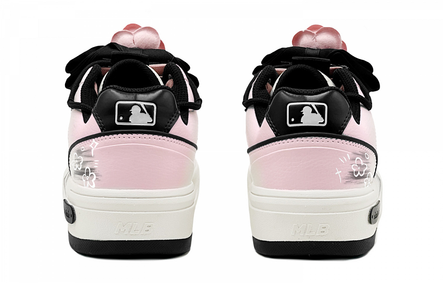 MLB Chunky Liner Skateboard Shoes Unisex Low-Top Pink