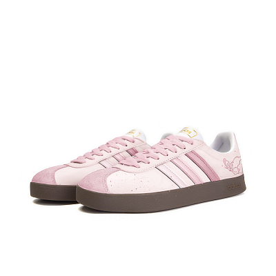 Adidas Neo VL Court 2.0 Anti Slip Wear Resistant Low Top Skateboard Shoes Unisex Pink