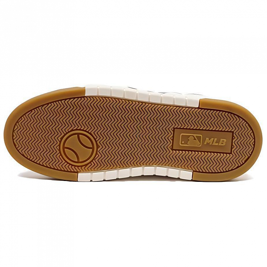 MLB Chunky Liner Abrasion Resistant Balance Height Increasing Low Top Casual Shoes Unisex Pink