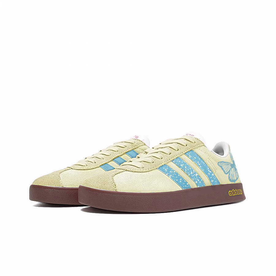 Adidas Neo VL Court Lifestyle Anti Slip Wear Resistant Low Top Skateboard Shoes Unisex Yellow Blue купить в интернет-магазине Yoocart с быстрой доставкой по России.