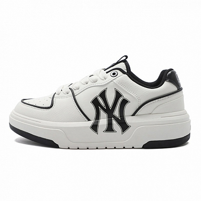 MLB Chunky Liner Bubble Jellyfish, Sweetheart Sniper Slip Resistant Low Top Skateboard Shoes Unisex Black Pink White