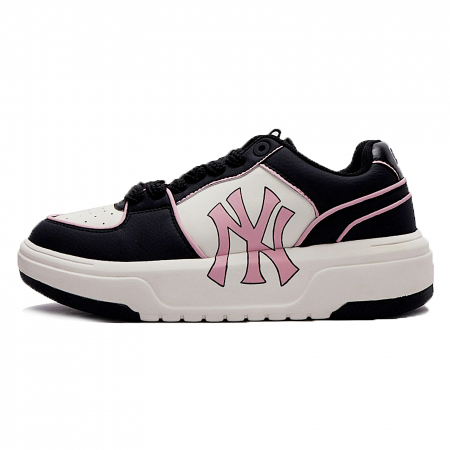 MLB Chunky Liner Bubble Jellyfish, Sweetheart Sniper Slip Resistant Low Top Skateboard Shoes Unisex Black Pink White