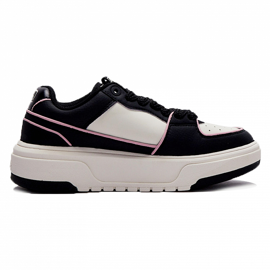 MLB Chunky Liner Bubble Jellyfish, Sweetheart Sniper Slip Resistant Low Top Skateboard Shoes Unisex Black Pink White