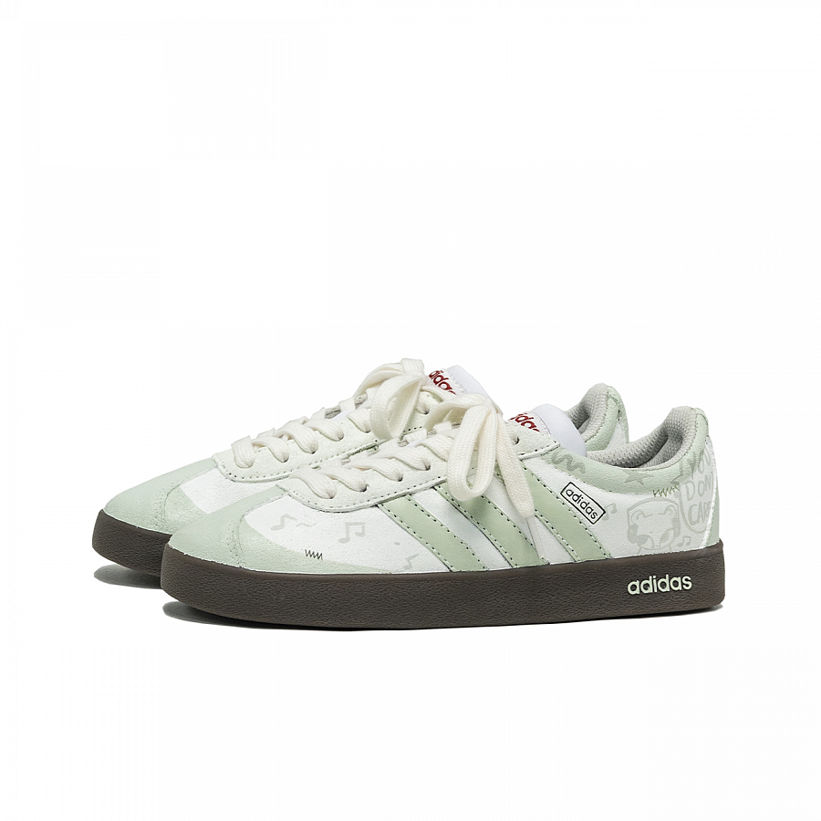 Adidas Neo VL Court Lifestyle Cushioning Low Top Skateboard Shoes Unisex White Green купить в интернет-магазине Yoocart с быстрой доставкой по России.