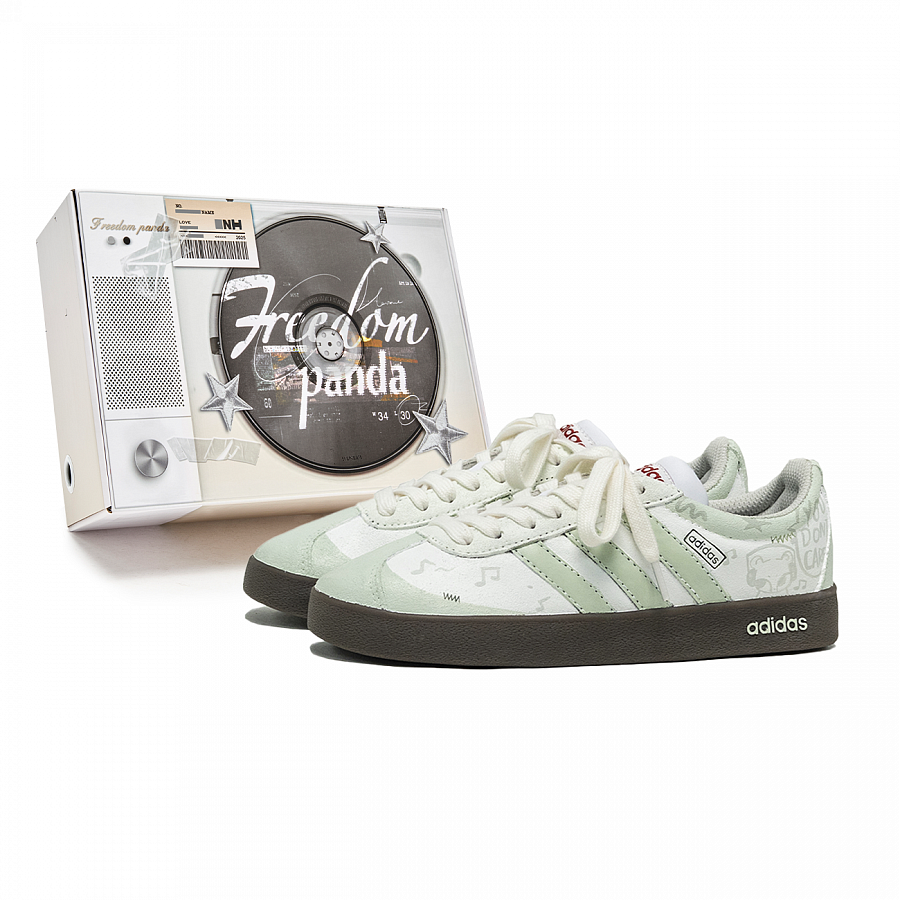 Adidas Neo VL Court Lifestyle Cushioning Low Top Skateboard Shoes Unisex White Green купить в интернет-магазине Yoocart с быстрой доставкой по России.