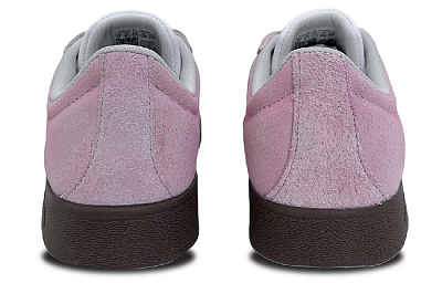 Adidas Neo VL Court Lifestyle Slip Resistant Low Top Skateboard Shoes Unisex Pink Black
