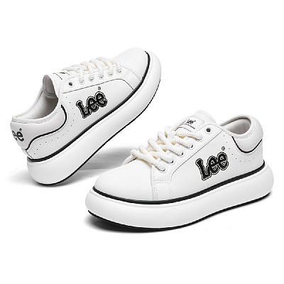 Lee Classic And Versatile Casual Minimalist Style Comfortable Platform Low Top Skateboard Shoes Men's