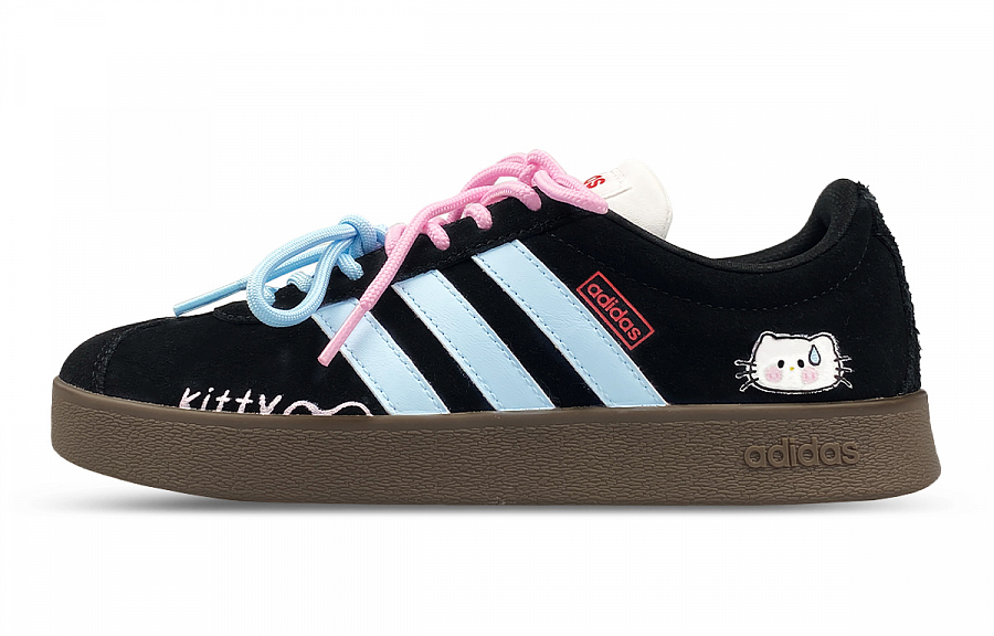 Adidas Neo Vl Court Classic Low-Top Skateboard Shoes Unisex Black Blue Pink купить в интернет-магазине Yoocart с быстрой доставкой по России.