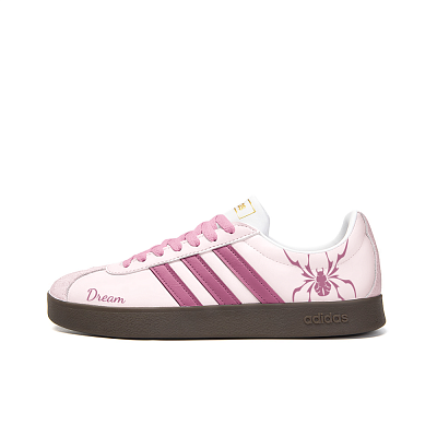 Adidas Neo VL Court 2.0 Anti-Slip Wear-Resistant Low-Top Skateboard Shoes Unisex White Pink