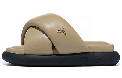 LI NING 1990 Quiet Slide Slippers Women's Tawny