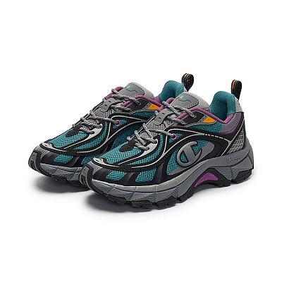 Champion Low Top Running Shoes Women's Dark Lake Green/Black