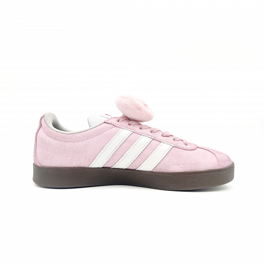 Adidas Neo VL Court Lifestyle Slip Resistant Low Top Skateboard Shoes Unisex Pink White купить в интернет-магазине Yoocart с быстрой доставкой по России.