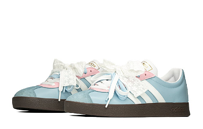 Adidas Neo VLCOURT VULC FZBB Refreshing Anti-Slip Wear-Resistant Low-Top Skateboard Shoes Unisex Blue White