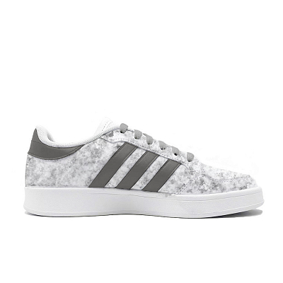 Adidas Neo Breaknet Residual Ink Anti Slip Wear Resistant Low Top Skateboard Shoes Men's Gray