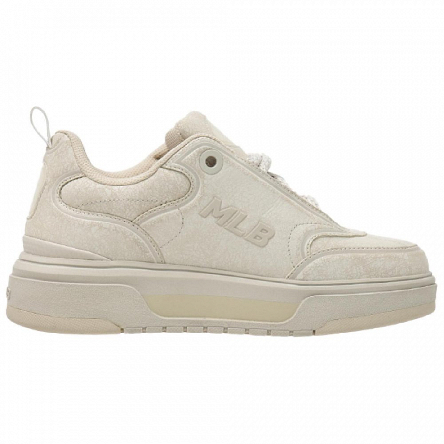 MLB Chunky Liner Low-Top Casual Shoes Unisex Beige Yellow