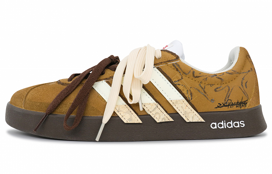 Adidas Neo VL Court 2.0 Lotte Cocoa Anti-Slip Wear-Resistant Low-Top Skateboard Shoes Unisex Brown купить в интернет-магазине Yoocart с быстрой доставкой по России.