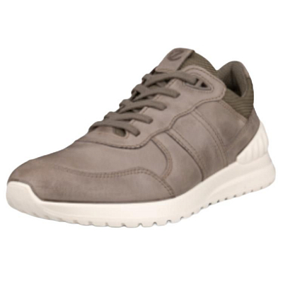Ecco Astir Lite Abrasion Resistant Low Top Casual Shoes Men's Gray Brown