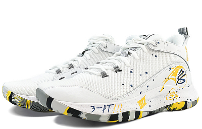 Under Armour 3Z5 Basketball Shoes Men Mid-Top Yellow