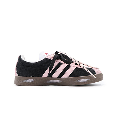 Adidas Neo VL Court Lifestyle Slip Resistant Cushioning Abrasion Resistant Low Top Skateboard Shoes Unisex Black Pink