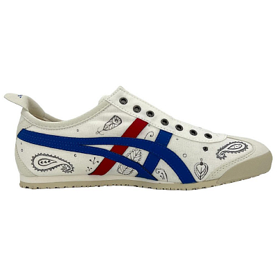 Onitsuka Tiger MEXICO 66 Casual Shoes Unisex Low Top White/Blue/Red