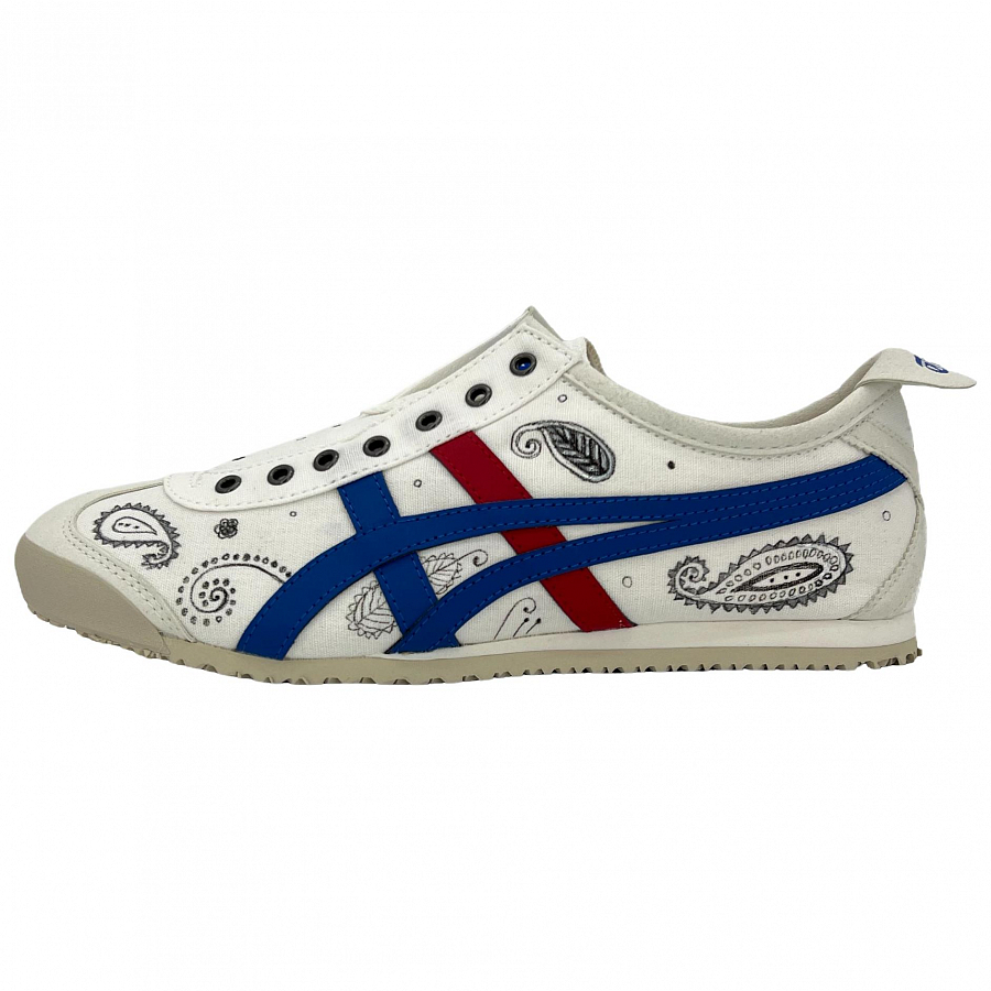 Onitsuka Tiger MEXICO 66 Casual Shoes Unisex Low Top White/Blue/Red купить в интернет-магазине Yoocart с быстрой доставкой по России.