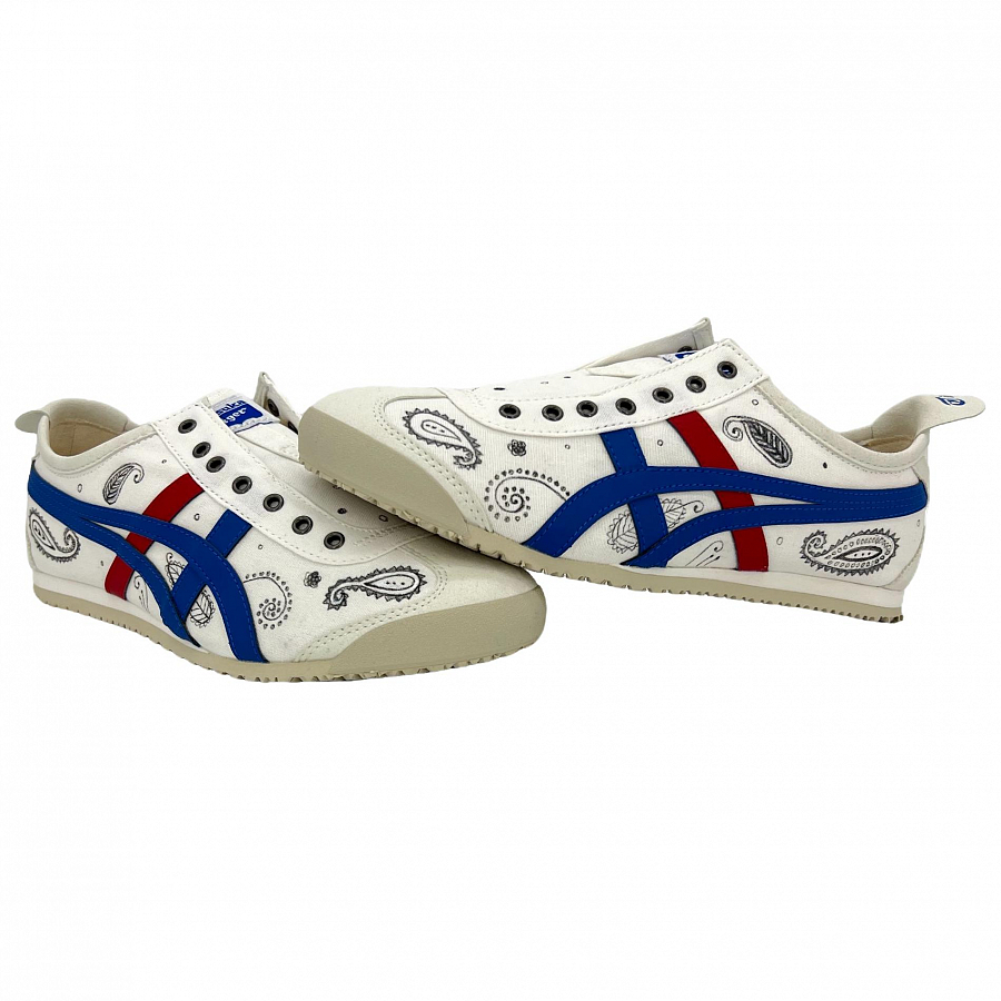Onitsuka Tiger MEXICO 66 Casual Shoes Unisex Low Top White/Blue/Red купить в интернет-магазине Yoocart с быстрой доставкой по России.