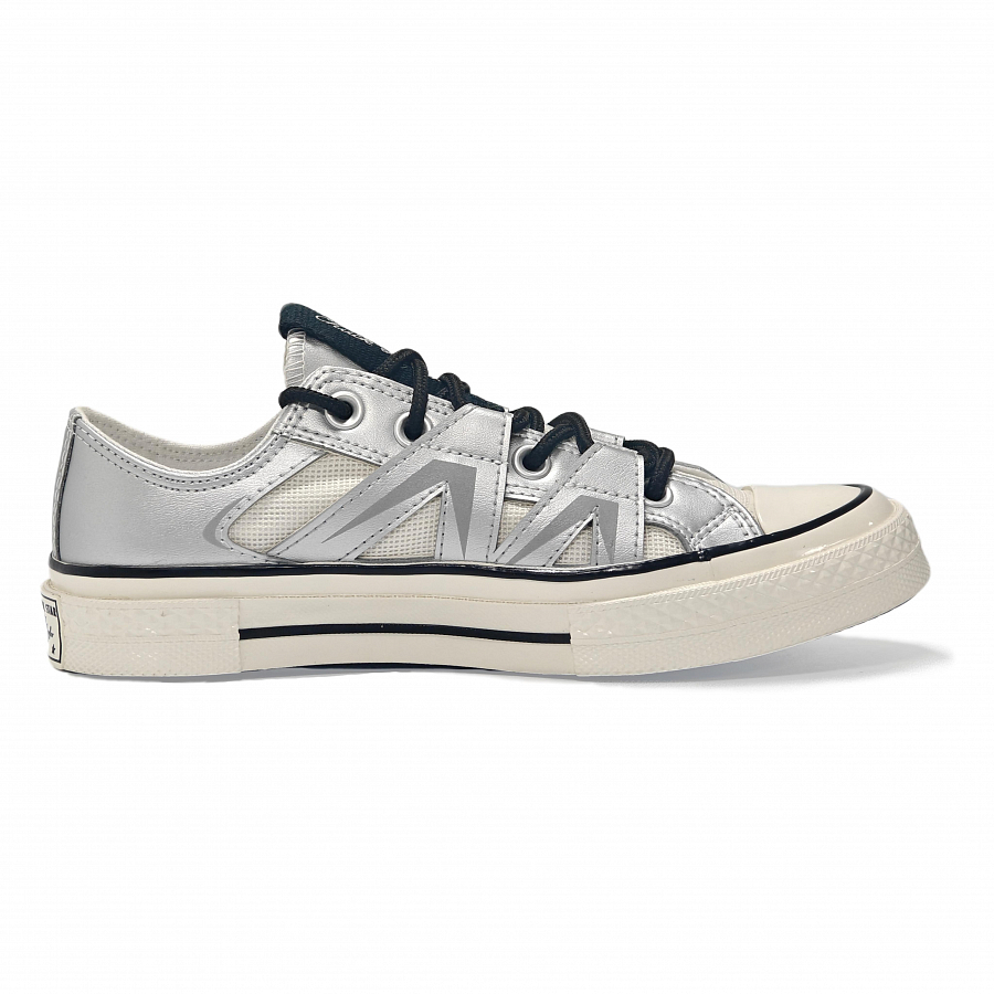 Converse 1970s Anti Slip Wear Resistant Low Top Skateboard Shoes Unisex Silver купить в интернет-магазине Yoocart с быстрой доставкой по России.